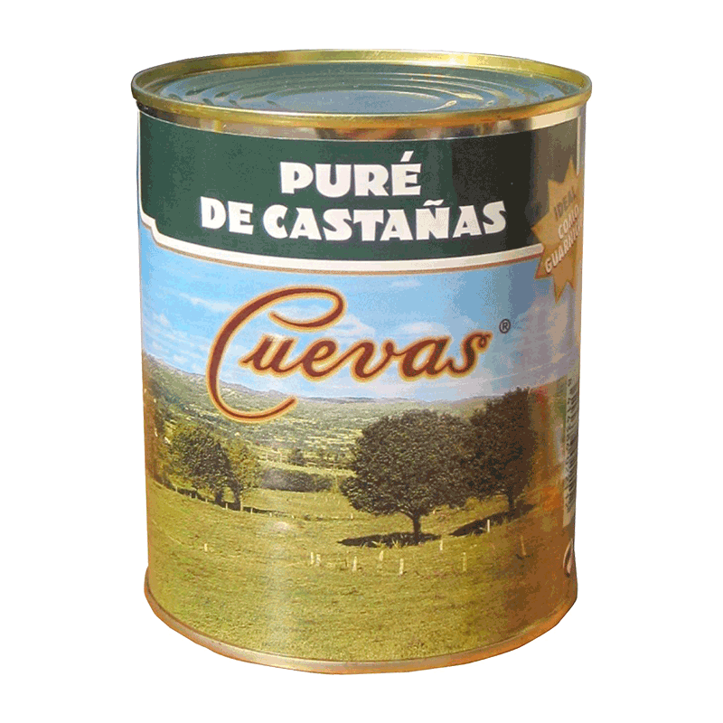 Lata puré de castaña 900g