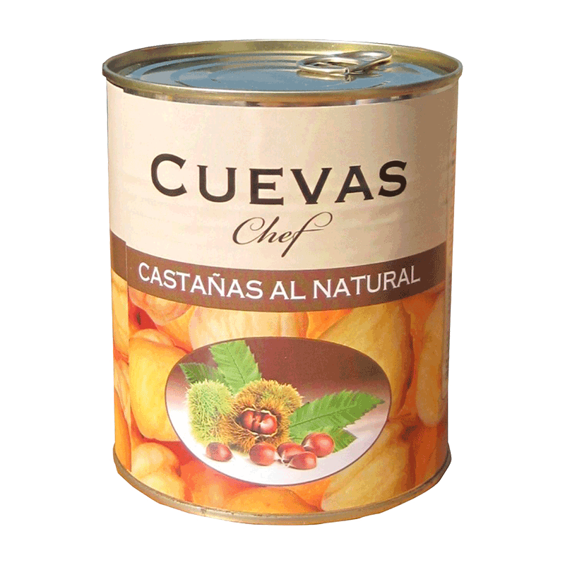 Lata castaña al natural 570g