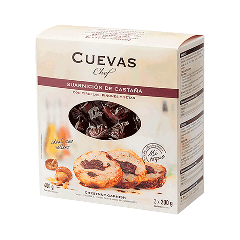 Estuche guarnición de castaña con frutos 200g