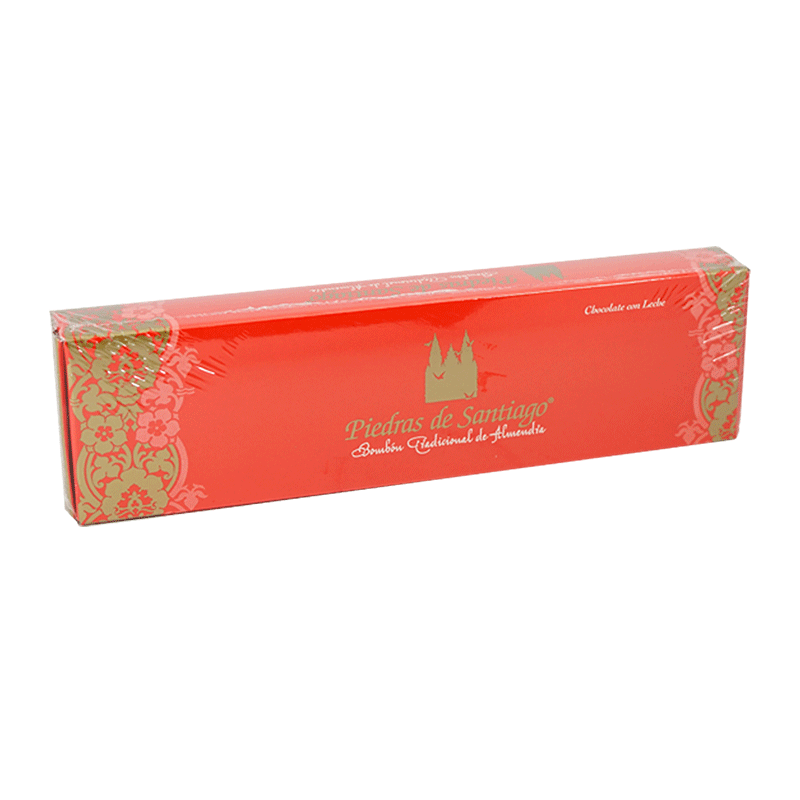 Caja bombones artesanos chocolate leche y almendra Marcona 200g