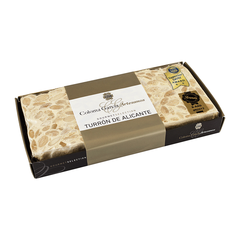 Bandeja turrón Alicante artesano 'Gourmet' 300g