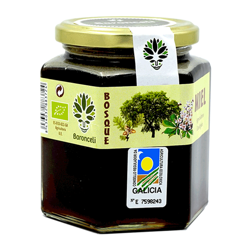 Miel de bosque ecológica 500g