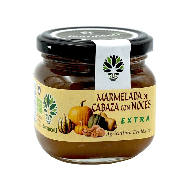 Mermelada de calabaza con nueces ecológica 200g