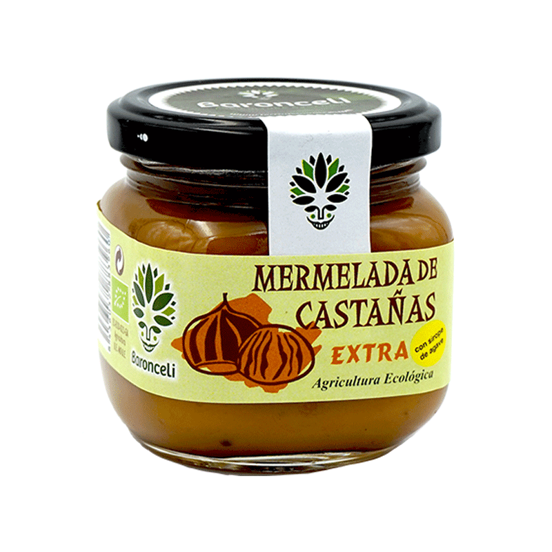 Mermelada de castaña sin azúcar ecológica 200g