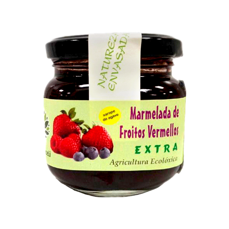 Mermelada frutos rojos sin azúcar ecológica 200g