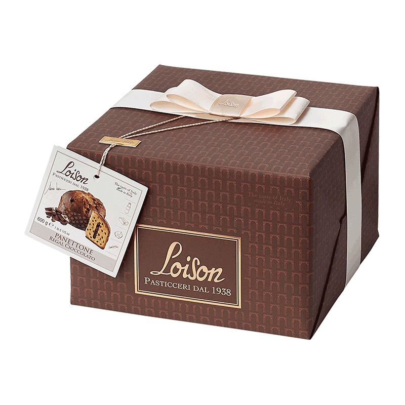 Panettone Loison regal cioccolato 'Genesi' 600g