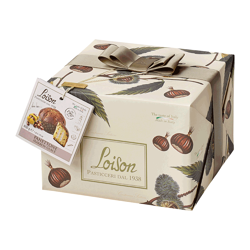 Panettone Loison Marron Glacé 'Frutta & Fiori' 600g