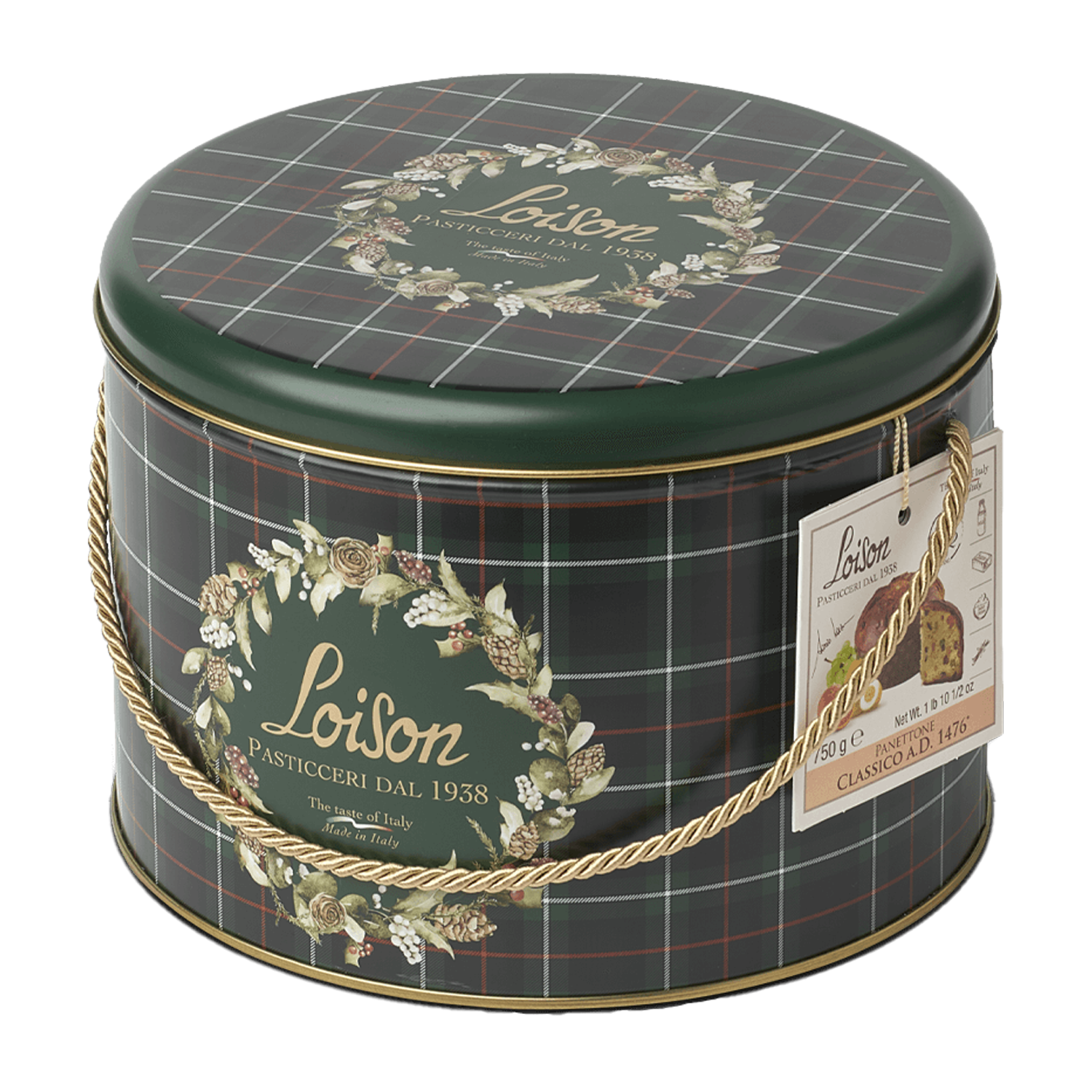 Lata panettone Loison classico 750g