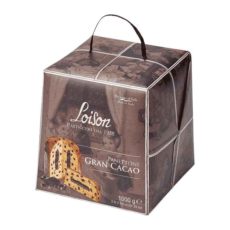 Panettone Loison gran cacao 'Astucci' 1kg