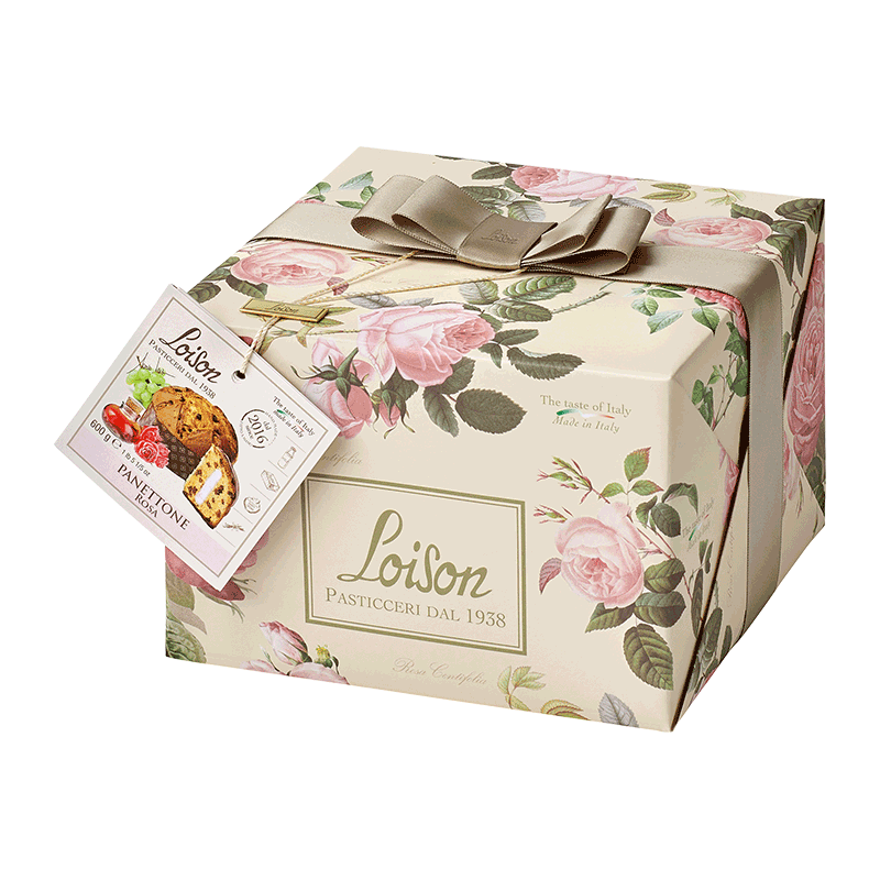 Panettone rosa 'Frutta & Fiori' 600g