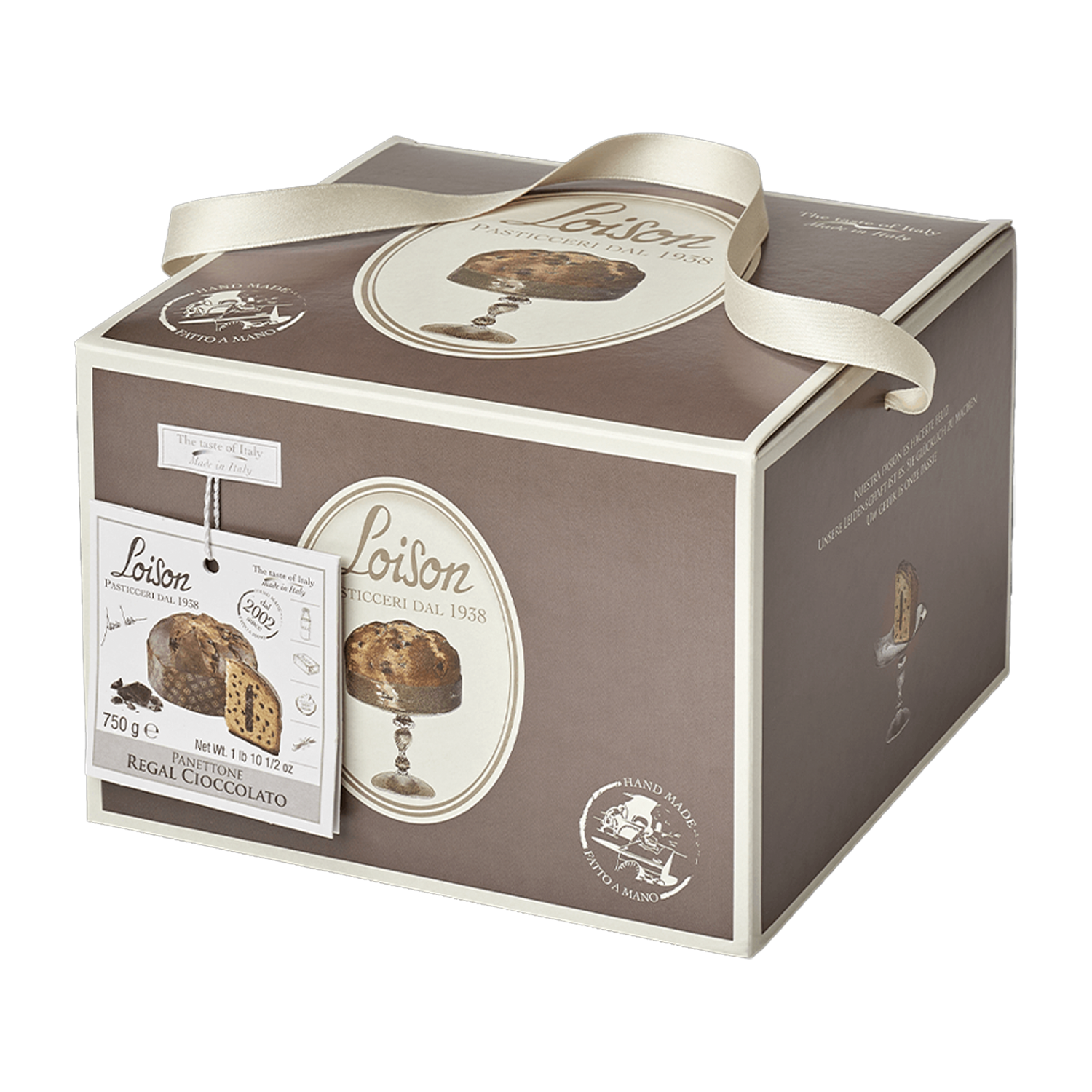 Panettone Loison regal cioccolato 'Gold' 750g
