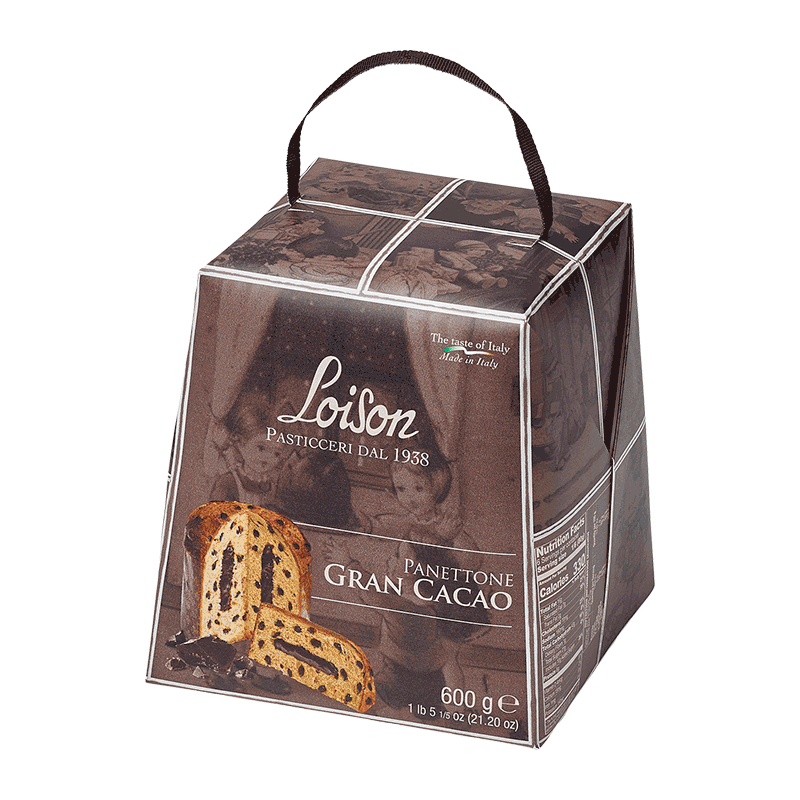 Panettone Loison gran cacao 'Astucci' 600g