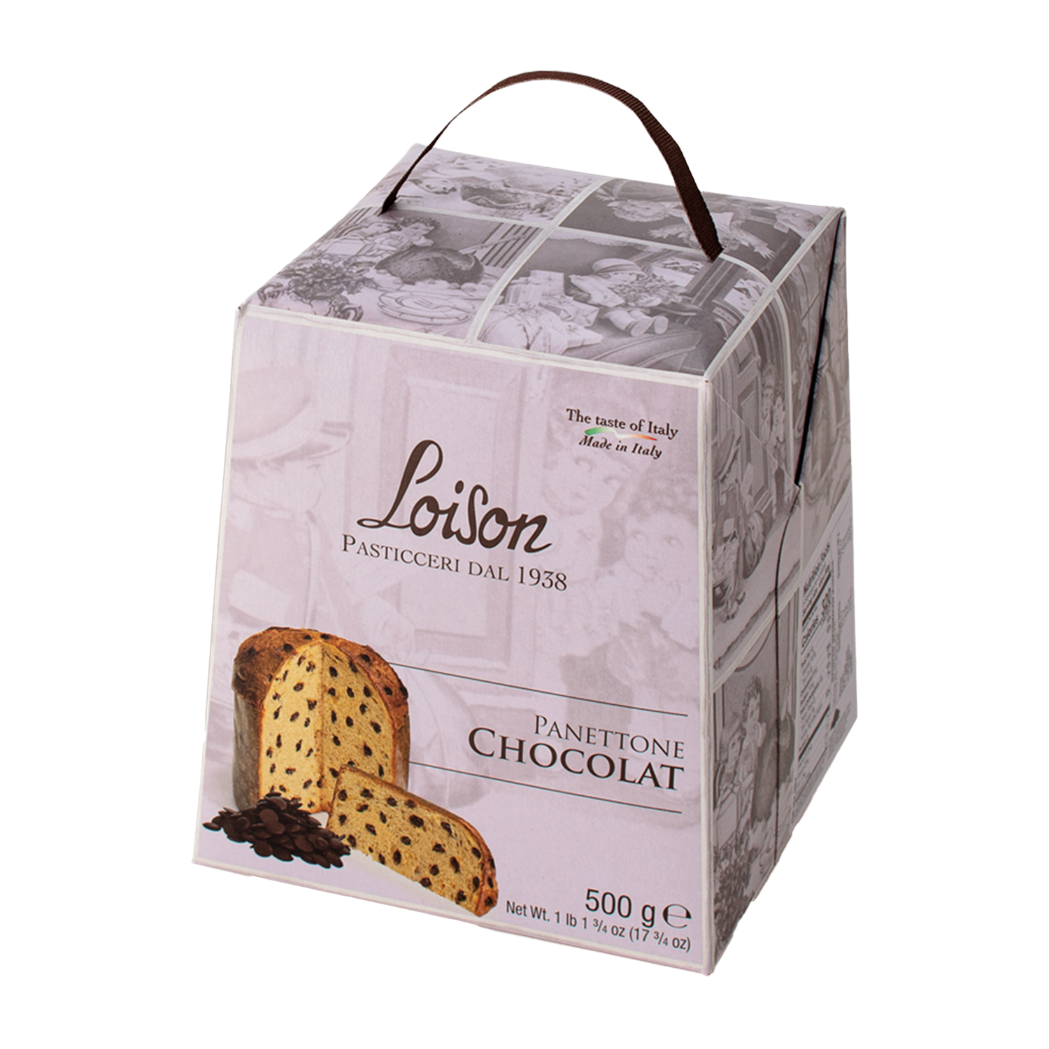 Panettone Loison chocolate 'Astucci' 500g
