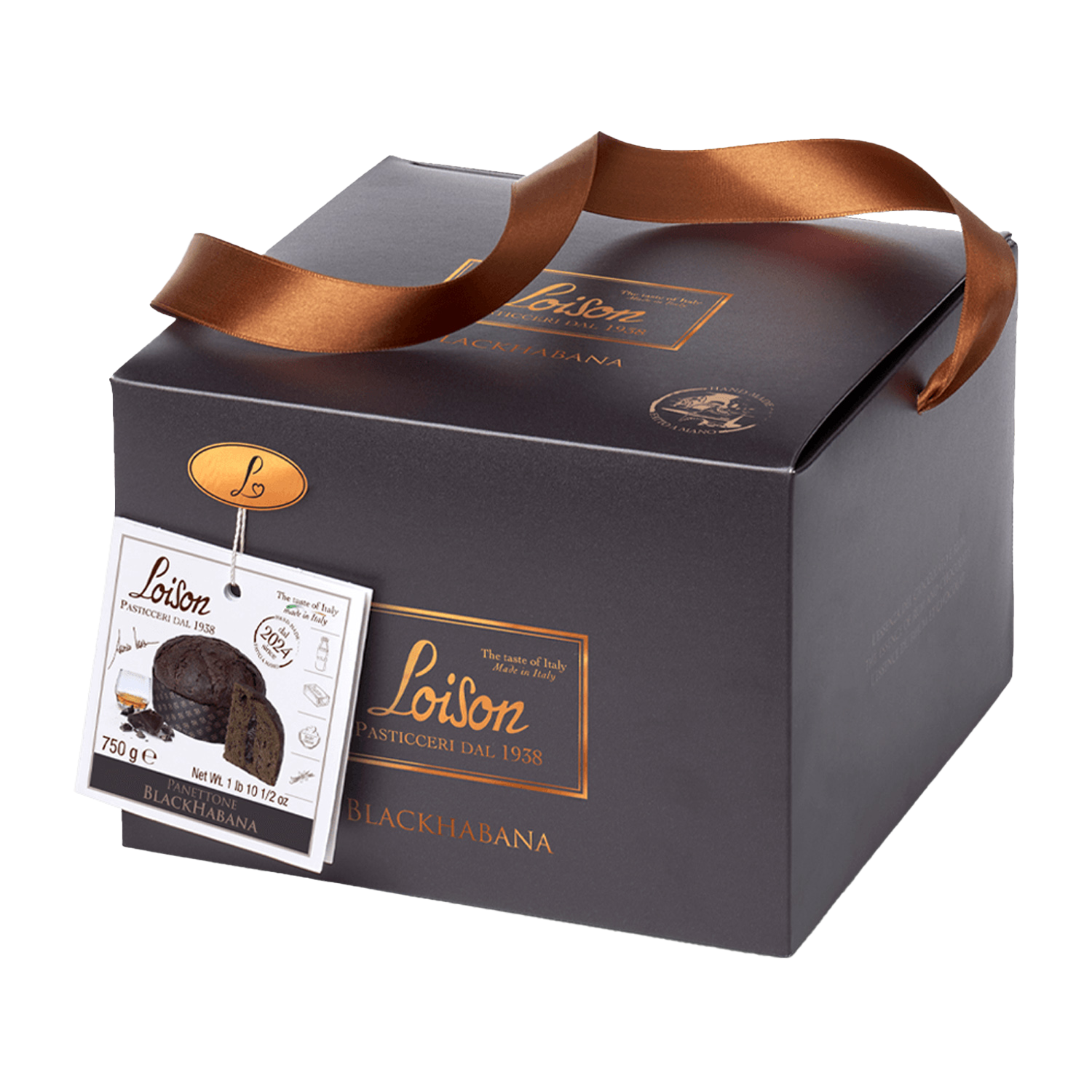 Panettone Loison chocolate y ron 'Black Habana' 700g
