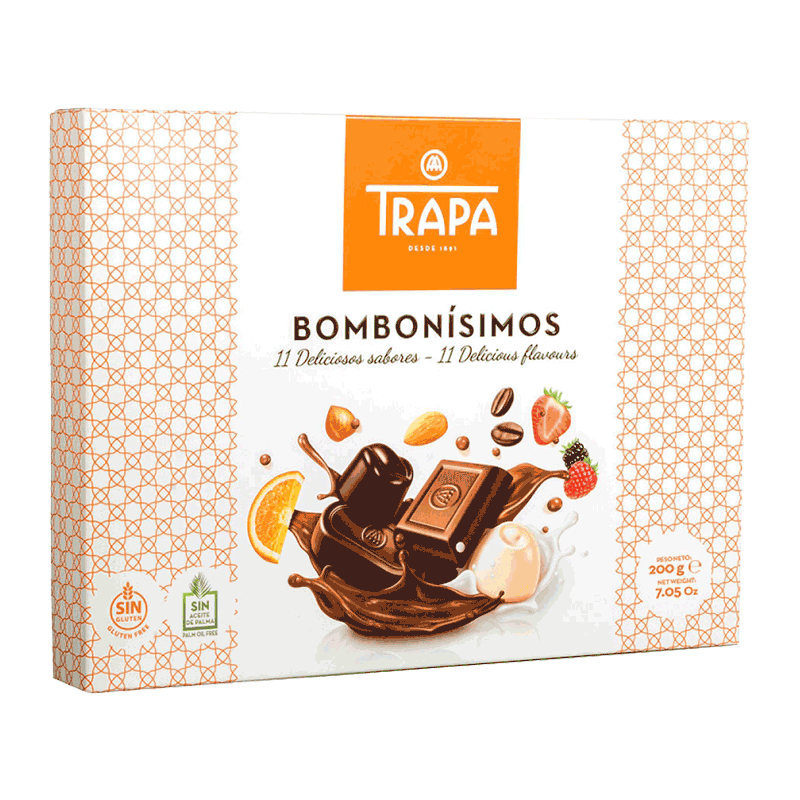 Caja bombones surtidos Trapa 200g