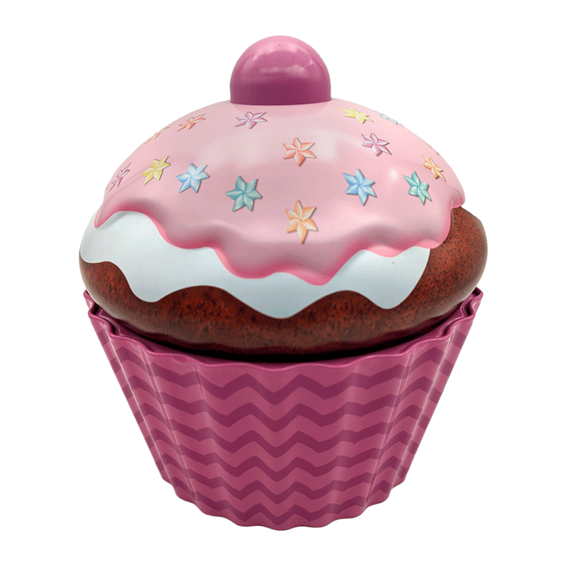 Lata bombones praliné leche 'Cupcake Estrellas' 300g