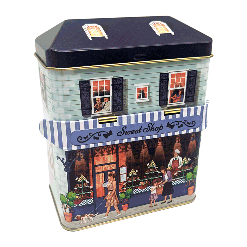 Lata bombones praliné leche 'Casita Sweet Shop' 150g