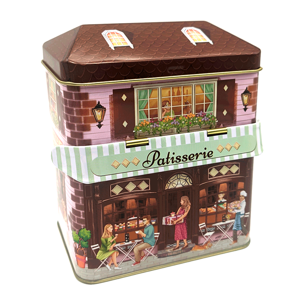 Lata bombones praliné leche 'Casita pastelería Patisserie' 150g