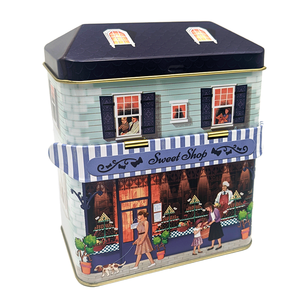 Lata bombones praliné leche 'Casita Sweet Shop' 150g