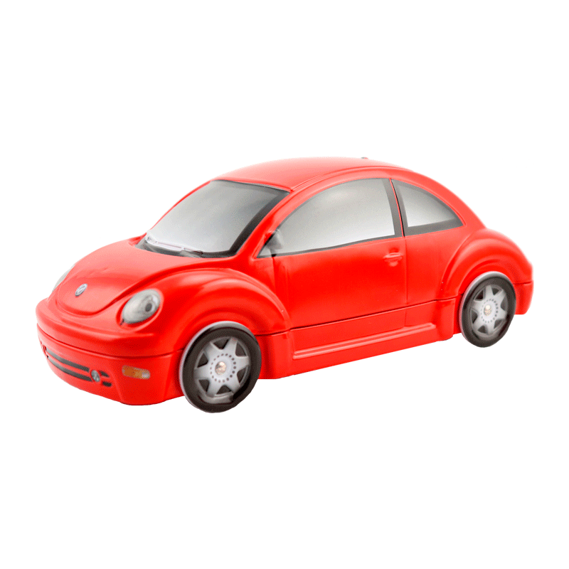 Lata bombones praliné leche 'Escarabajo Volkswagen Beetle rojo' 150g