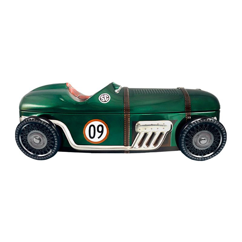 Lata bombones praliné leche 'Coche 09 verde' 300g
