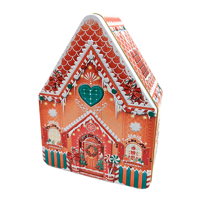 Lata bombones praliné leche 'Casita Gingerbread' 300g