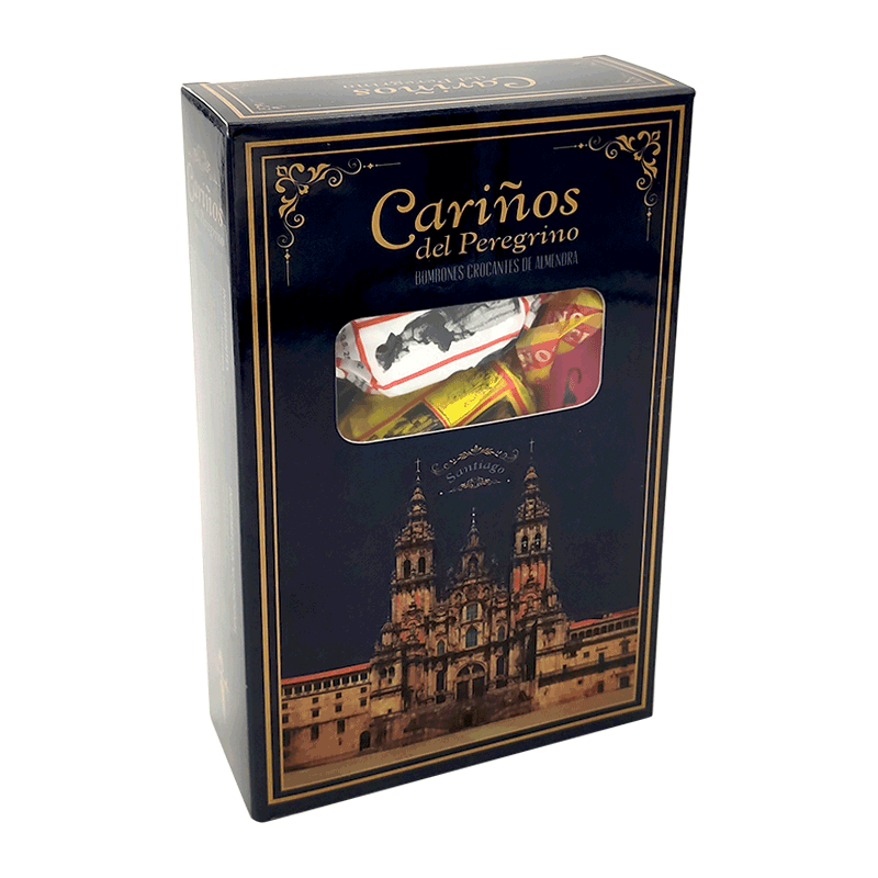 Estuche bombón crocanti 'Cariños del Peregrino' 150g