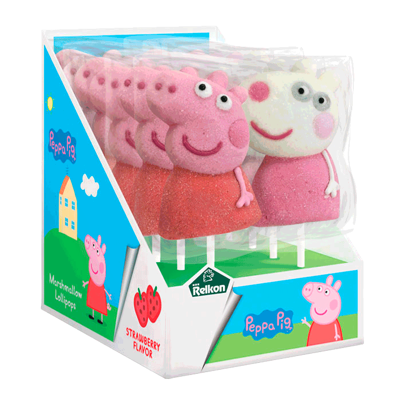 Marshmallow malvavisco Peppa Pig 45g 12 unidades