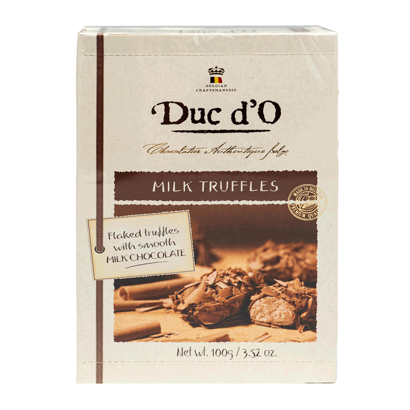 Estuche trufas chocolate con leche Duc d'O 100g