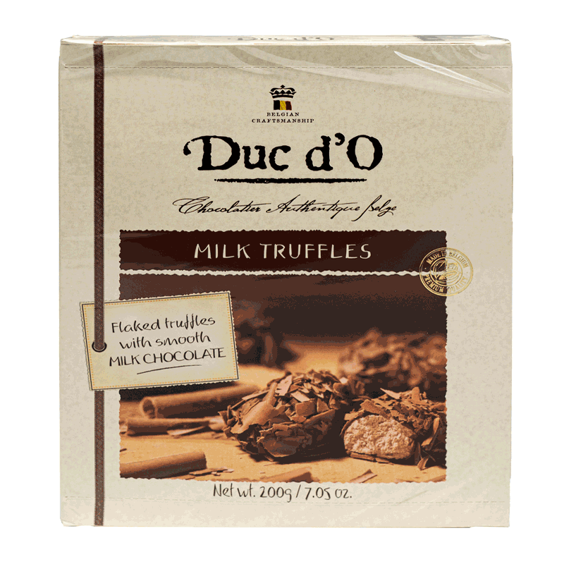 Estuche trufas chocolate con leche Duc d'O 200g