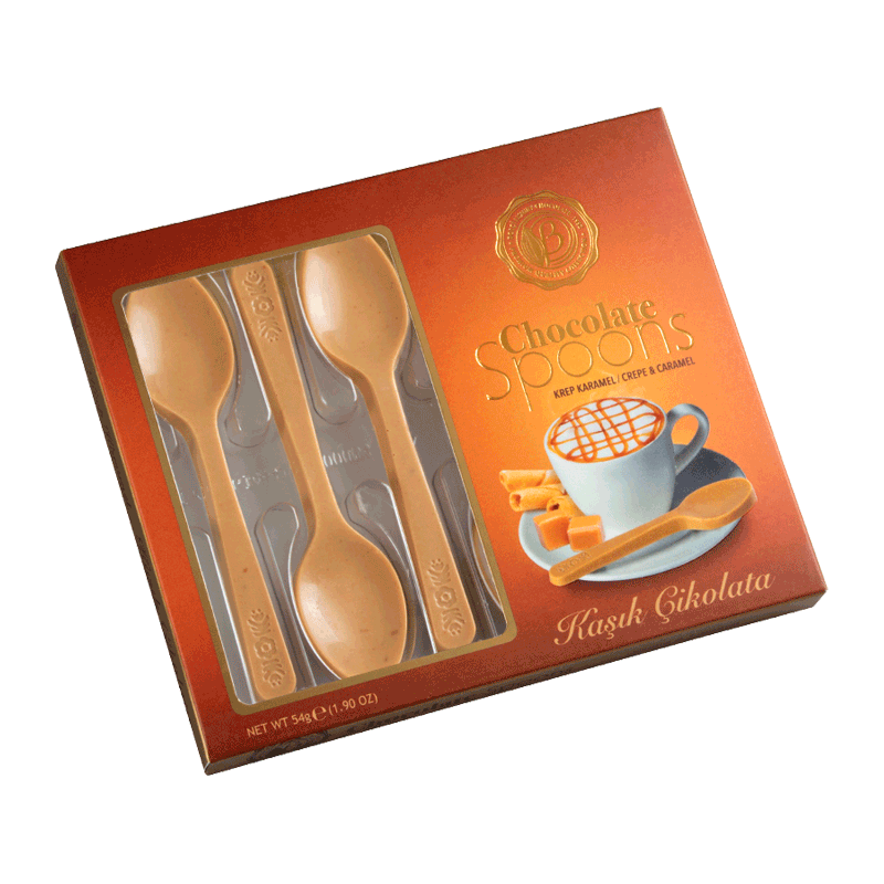 Estuche cucharas surtidas "Crepe & caramel" 6 uds