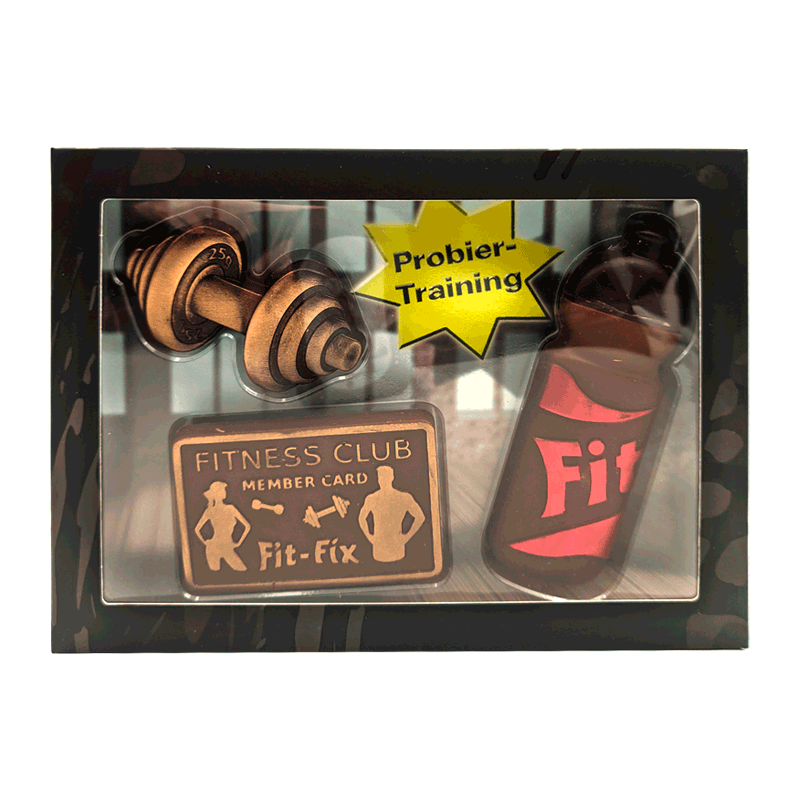Kit chocolate con leche 'Fitness' 125g
