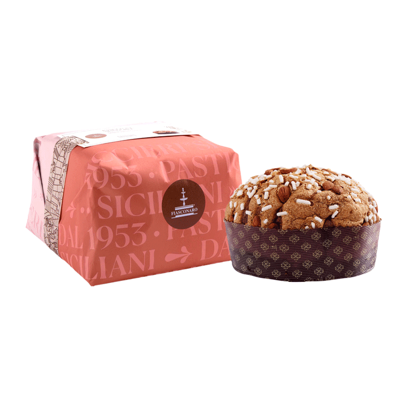 Estuche panettone Fiasconaro almendra 750g