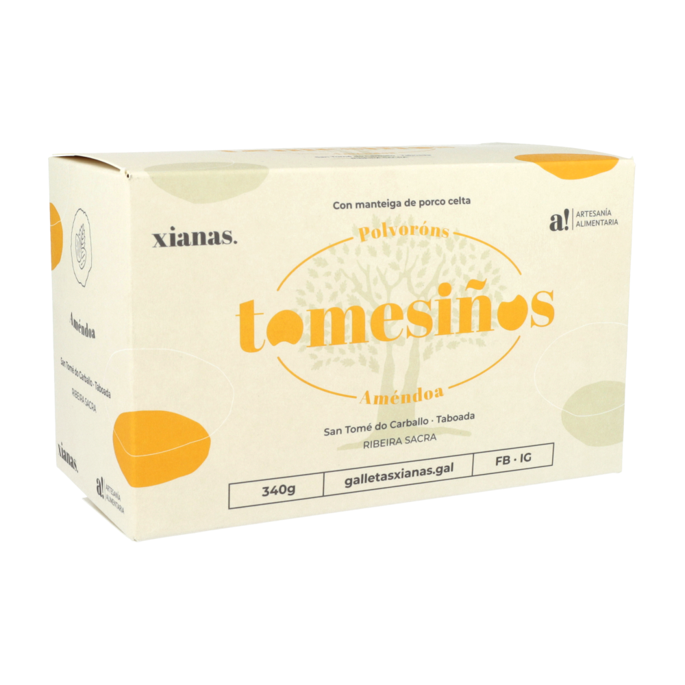 Estuche polvorones artesanos Tomesiños 340g