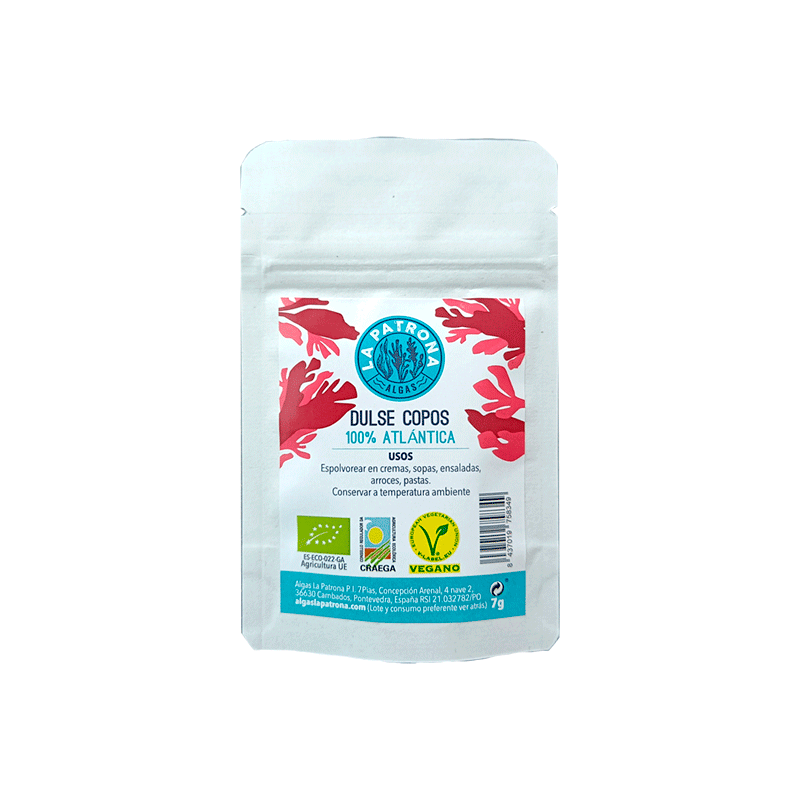 Sazonador alga Dulse en copos 7g ECO