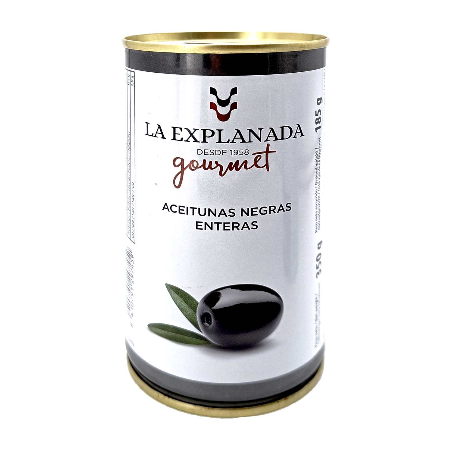 Aceitunas negras enteras 'Cacereñas' 185g