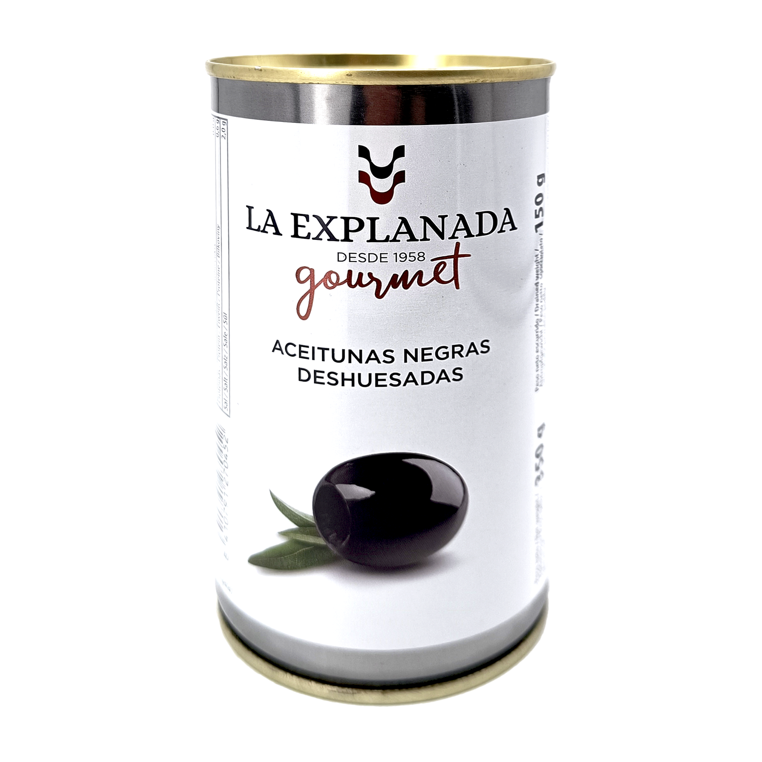 Aceitunas negras deshuesadas 150g