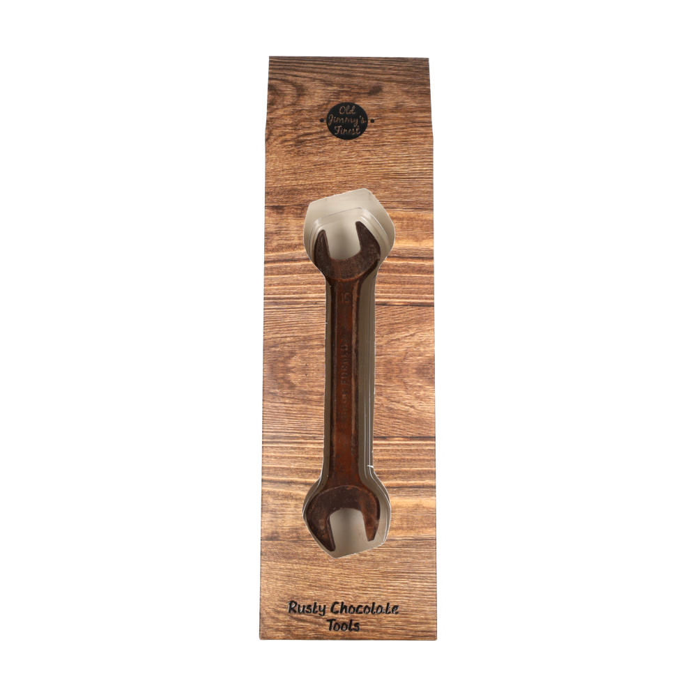 Estuche chocolate negro 'Llave inglesa' 54g