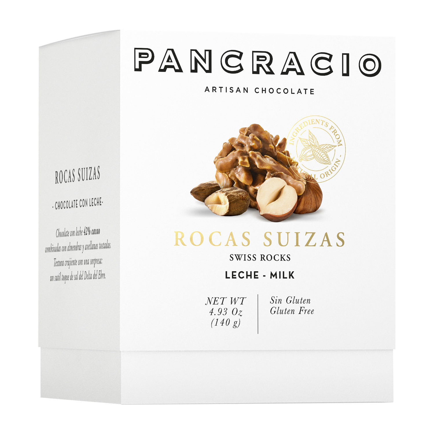 Box Pancracio Rocas suizas chocolate con leche 140g