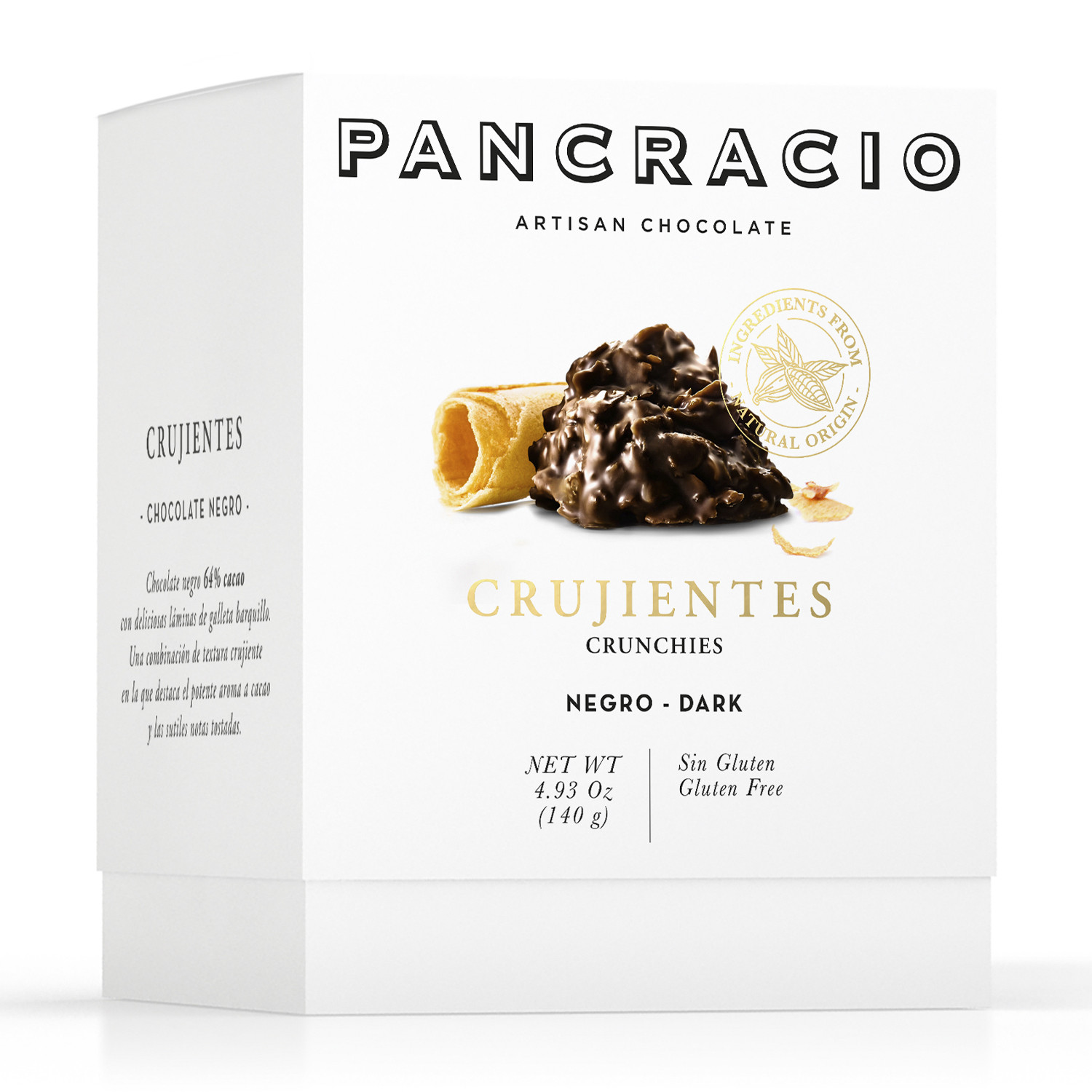 Box Pancracio Crujientes chocolate negro 140g