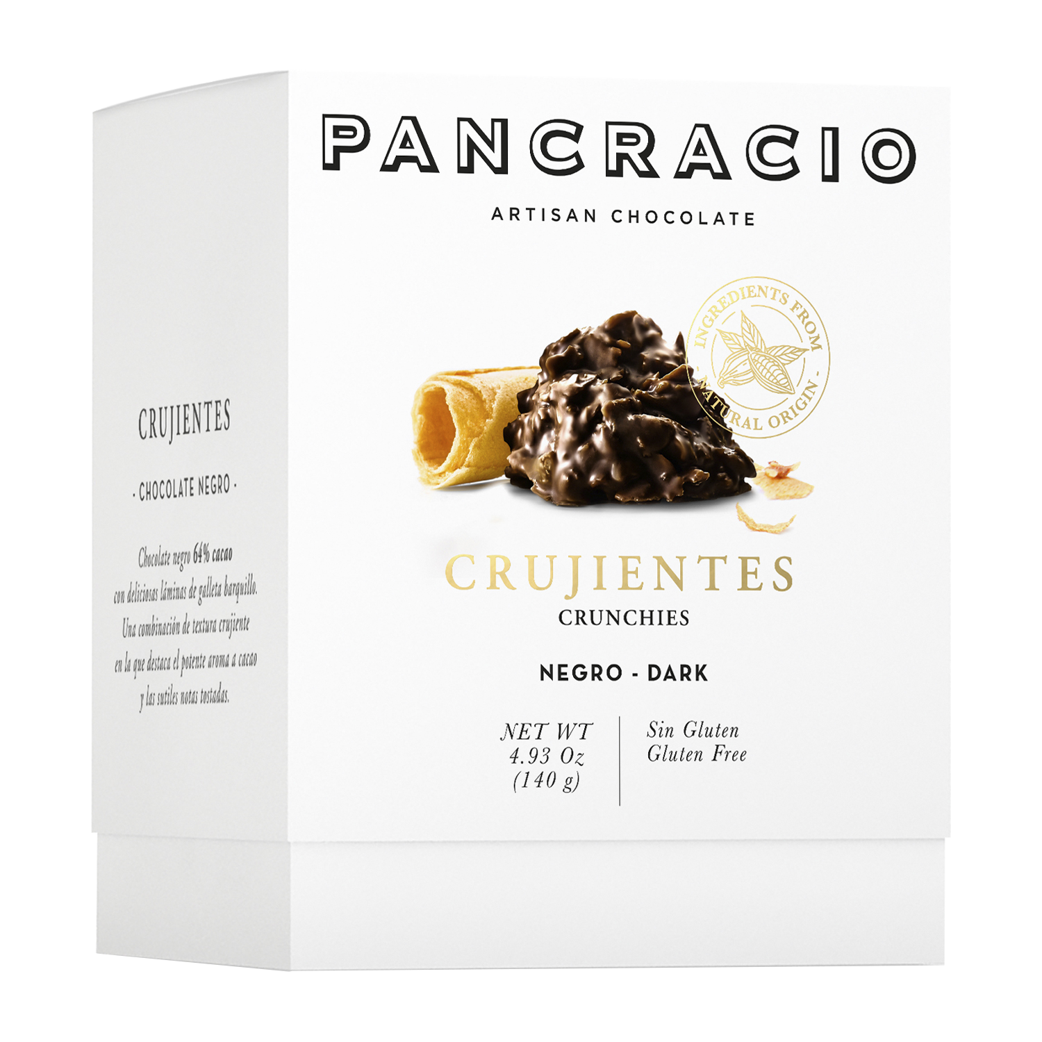Box Pancracio Crujientes chocolate negro 140g