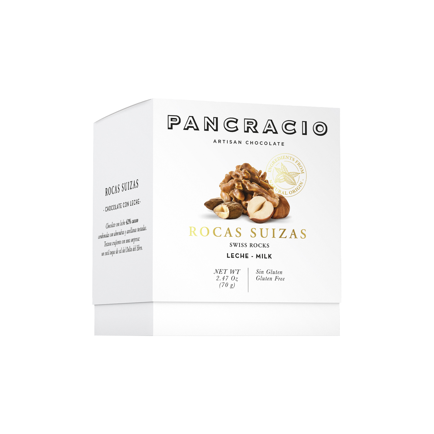 Mini box Pancracio Rocas suizas chocolate con leche 70g