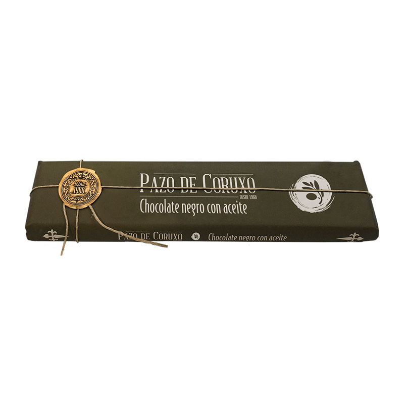 Chocolate artesano negro con aceite de oliva 300g