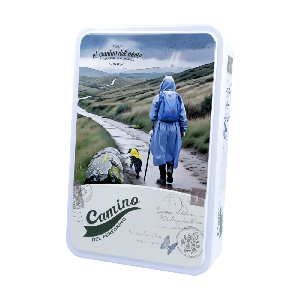Lata bombones praliné leche 'Camino del norte' 150g