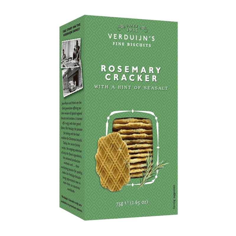 Crackers con romero y sal 75g