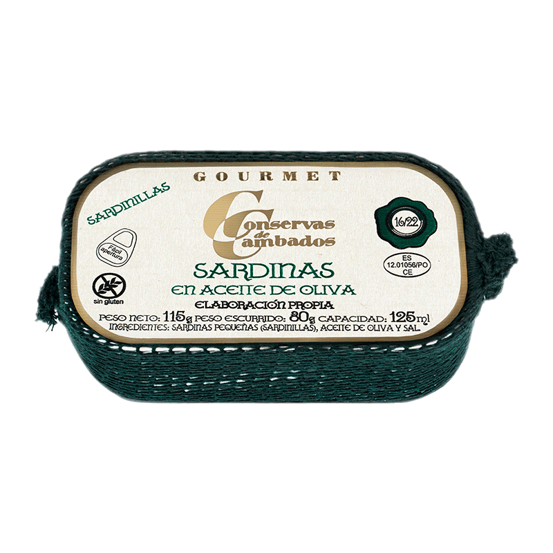 Sardinilla en aceite oliva 16/22 piezas