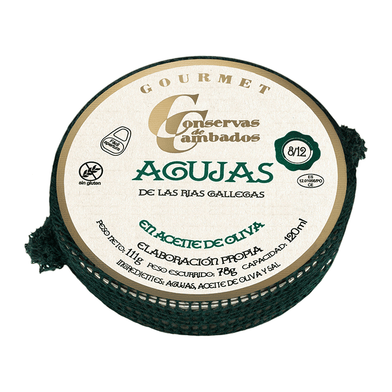 Agujas en aceite de oliva 111g