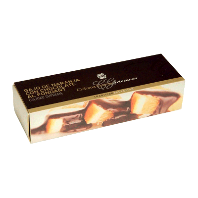 Comprar Estuche gajo de naranja con chocolate fondant artesano 200g