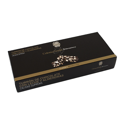 Comprar Estuche turrón chocolate y almendras artesano 'Classic' 200g