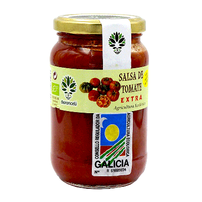 Comprar Frasco salsa de tomate ecológica 370g